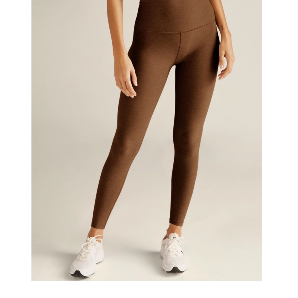 Beyond yoga Spacedye Caught In The Midi High Waisted Legging bold mocha heather